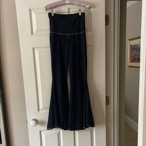 Black High Waist Flare Pants